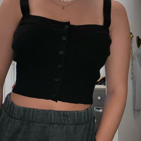 Brandy Melville button down tank top - Picture 2 of 2